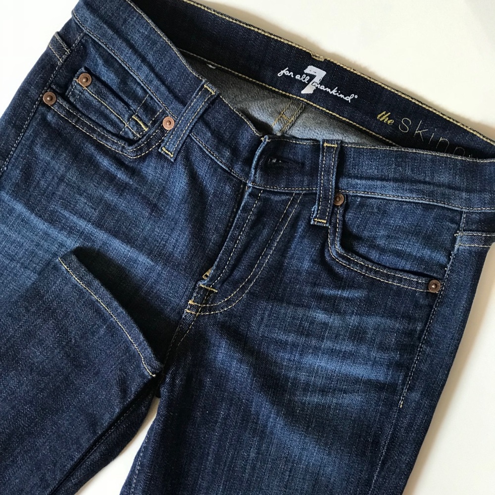 7 for all mankind “the skinny” jeans